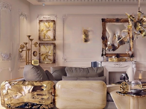 Completed MELLS interior fit out in a Dubai residence, finished joinery and stone